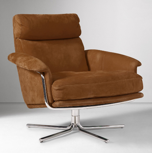 Kristoff Leather Swivel Chair